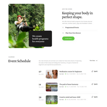 Yoga Classes WordPress Responsive Website