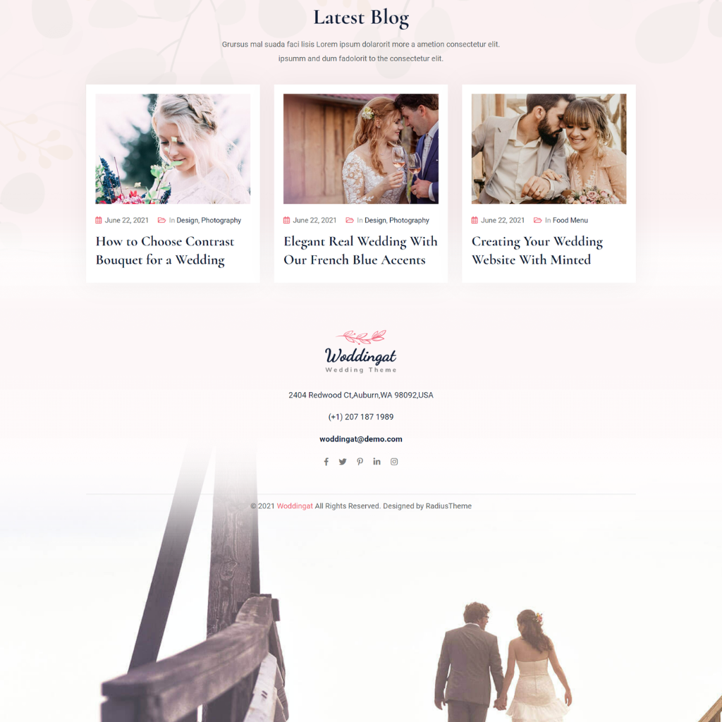 Wedding Woo-Commerce WordPress Responsive Website