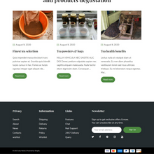 Green Tea Shopify Website