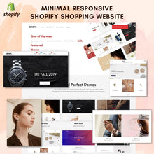 Minimal Responsive Shopify Shopping Website