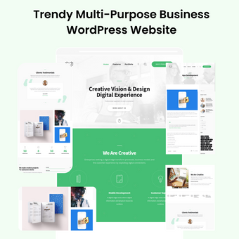 Trendy Multi-Purpose Business WordPress Responsive Website