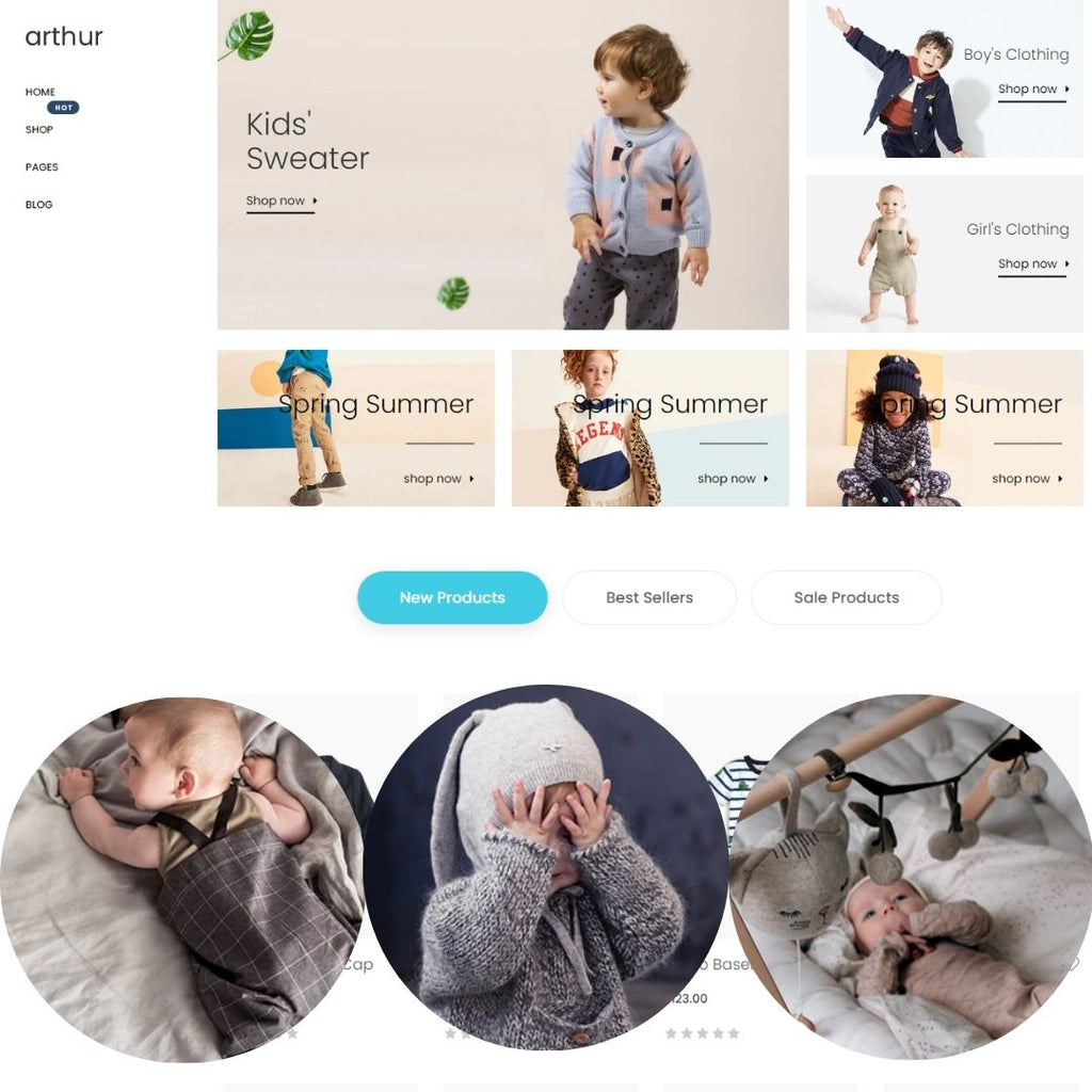Summer - Shopping Ecommerce Shopify Website