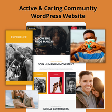 Active & Caring Community WordPress Responsive Website