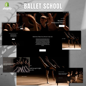 Ballet School Shopify Shopping Website