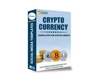 30 Ultimate Crypto Currency Social Media Posts Canva Templates