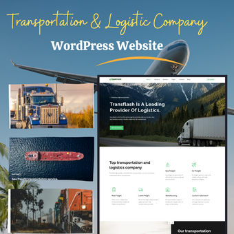 Transportation & Logistic Company WordPress Responsive Website