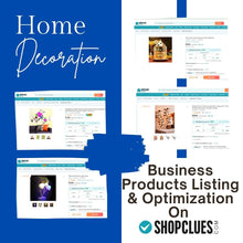 Home Decor Business Products Listing & Optimization On Shopclues