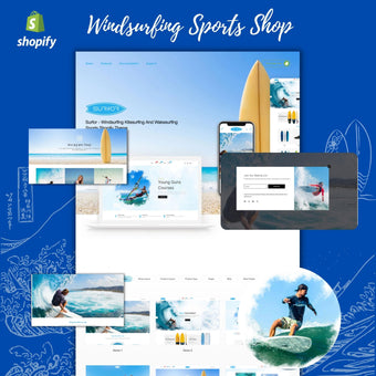 Windsurfing Sports Shop Shopify Shopping Website