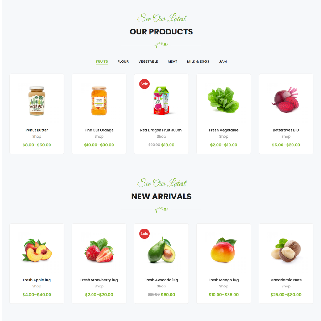 Organic Juice WordPress Responsive Website