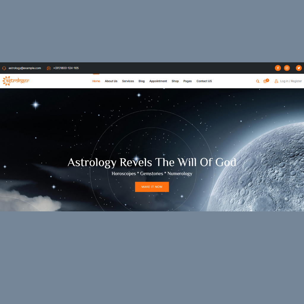 Astrology WordPress Responsive Website