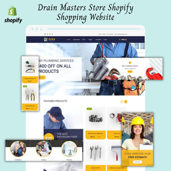 Drain Masters Store Shopify Shopping Website