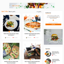 Delicious Food WordPress Website