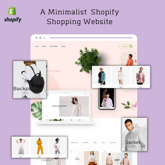 A Minimalist  Shopify Shopping Website