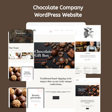 Chocolate Company WordPress Responsive Website