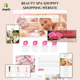 Beauty Spa Shopify Shopping Website