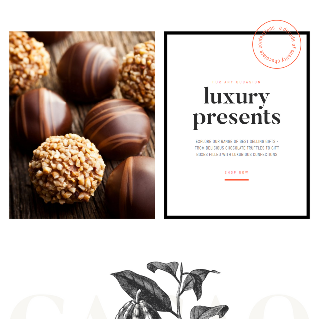 Chocolate Company WordPress Responsive Website