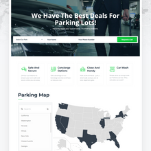 Auto Parking & Car Maintenance WordPress Website