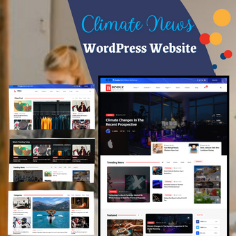 Climate News WordPress Responsive Website