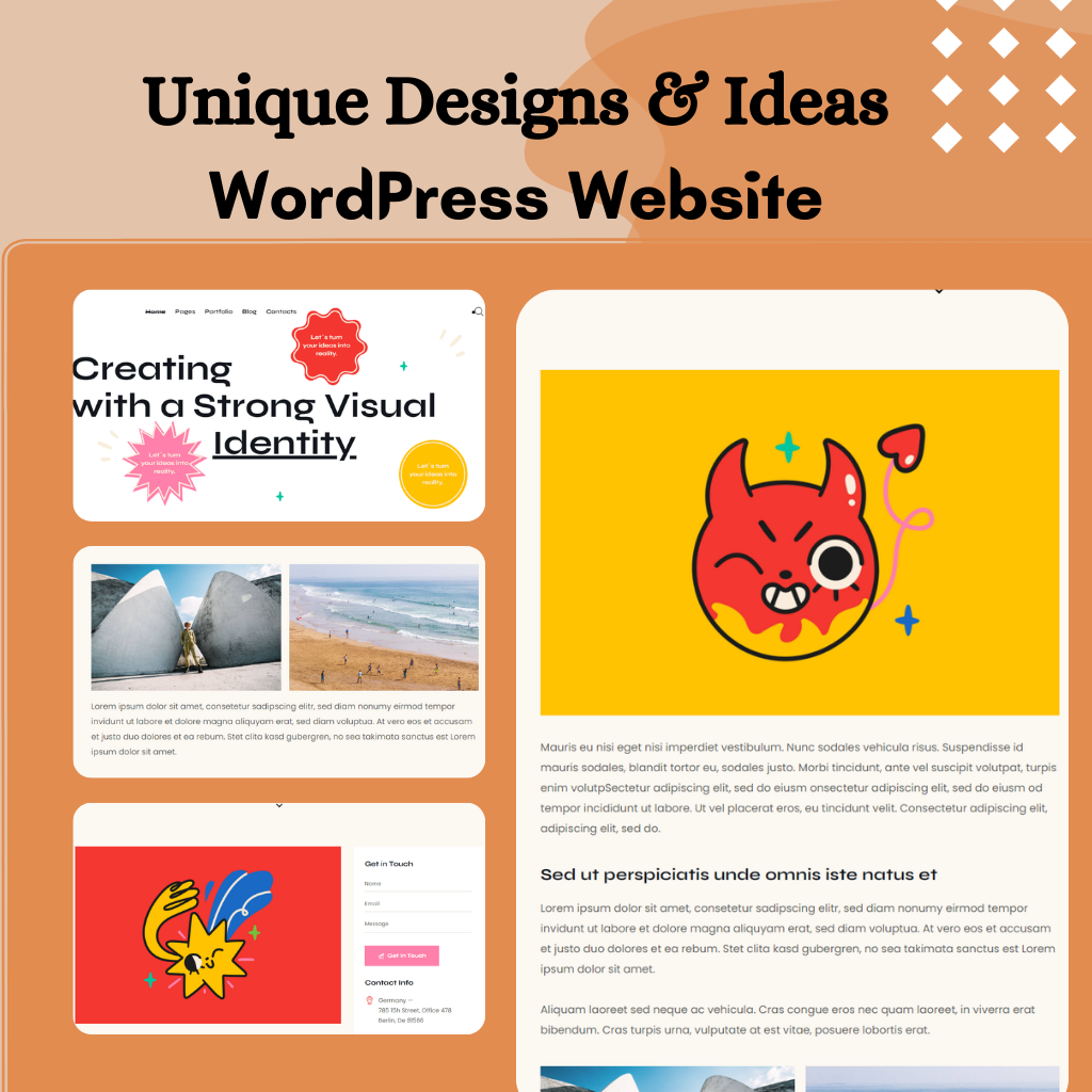 Unique Designs & Ideas WordPress Responsive Website