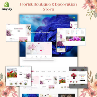 Florist Boutique & Decoration Store Shopify Shopping Website