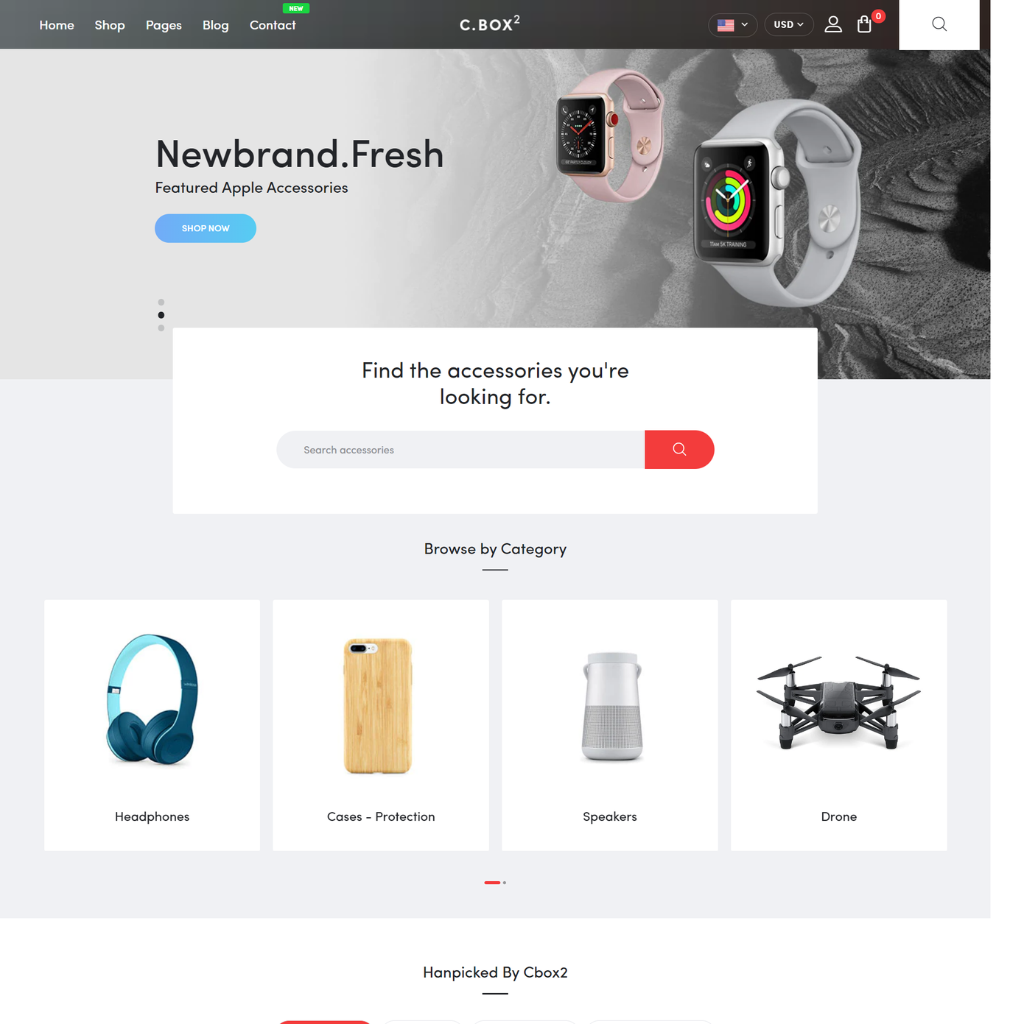 Electronics Store Shopify Shopping Website