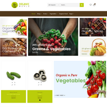 Organics Store Shopify Shopping Website