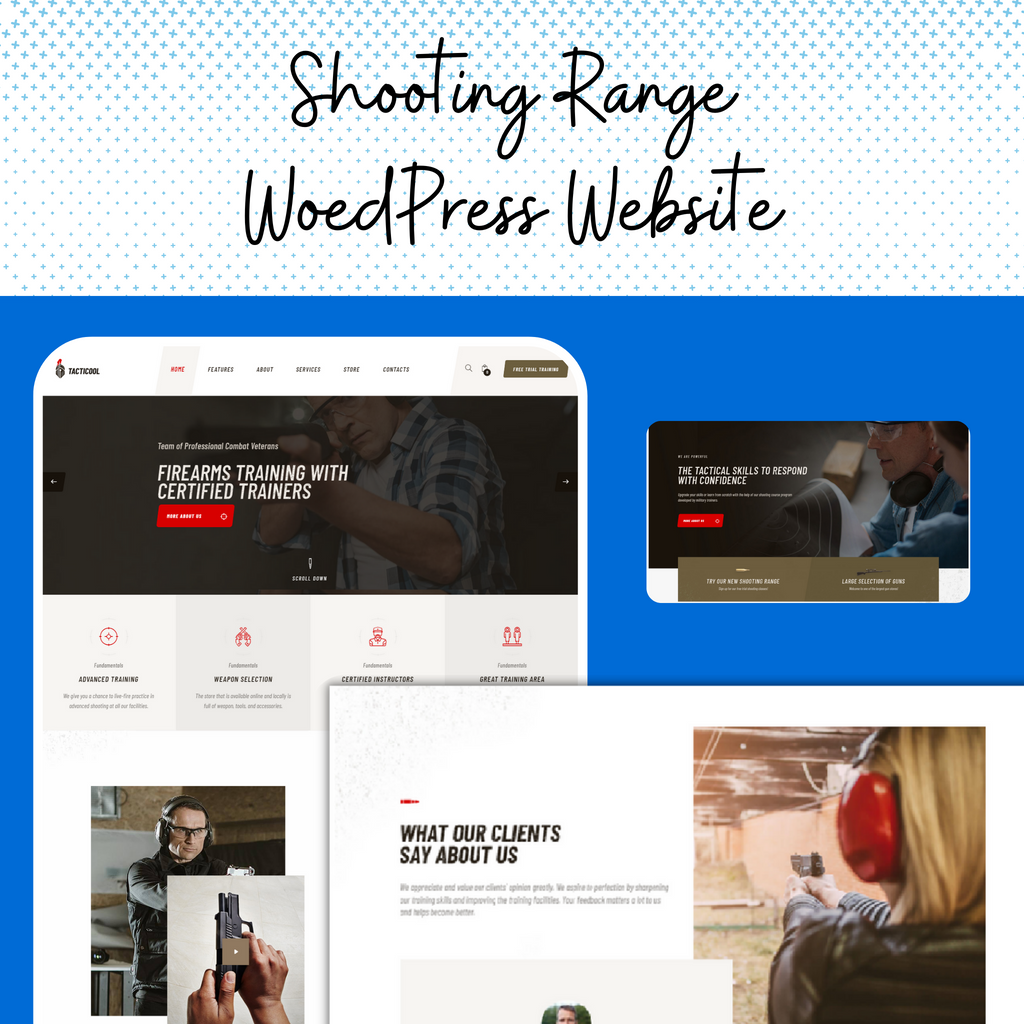 Shooting Range WordPress Responsive Website
