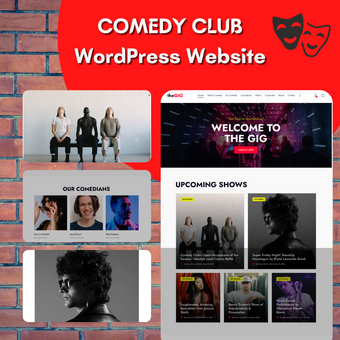 COMEDY CLUB WordPress Responsive Website