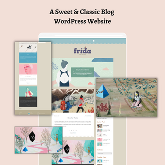 A Sweet & Classic Blog WordPress Responsive Website