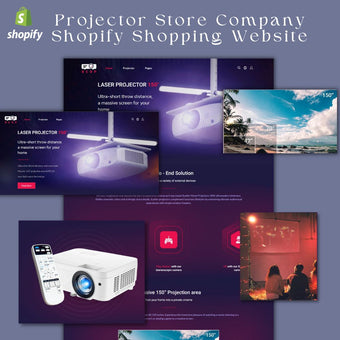 Projector Store Company Shopify Shopping Website