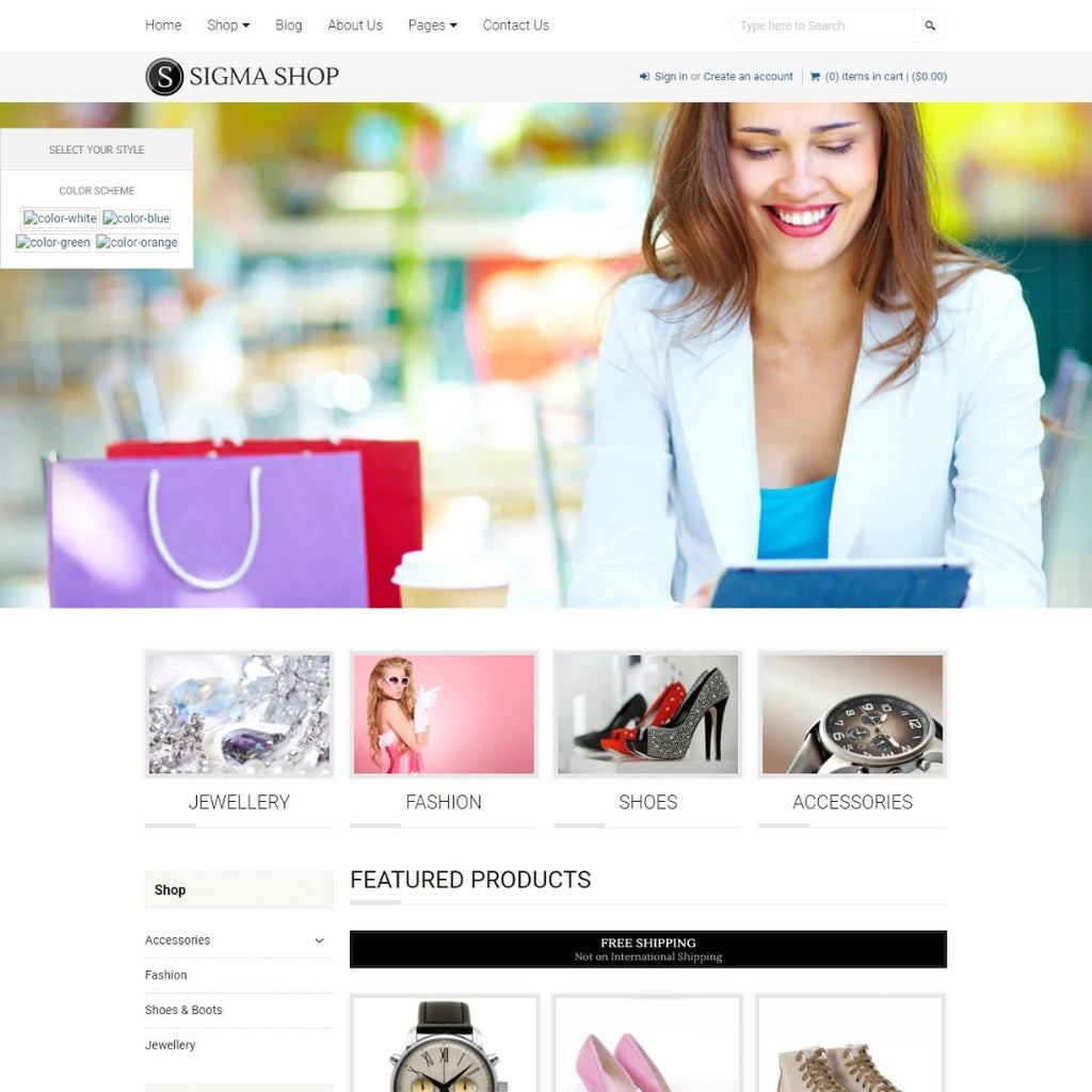 E-Commerce Shopify Mega Shopping Website
