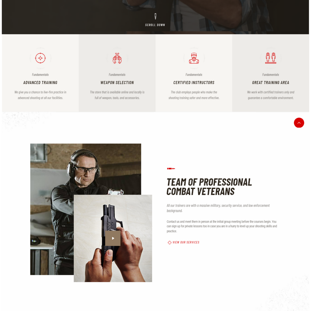 Shooting Range WordPress Responsive Website