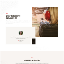 Shooting Range WordPress Responsive Website