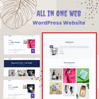 All in One Web WordPress Responsive Website