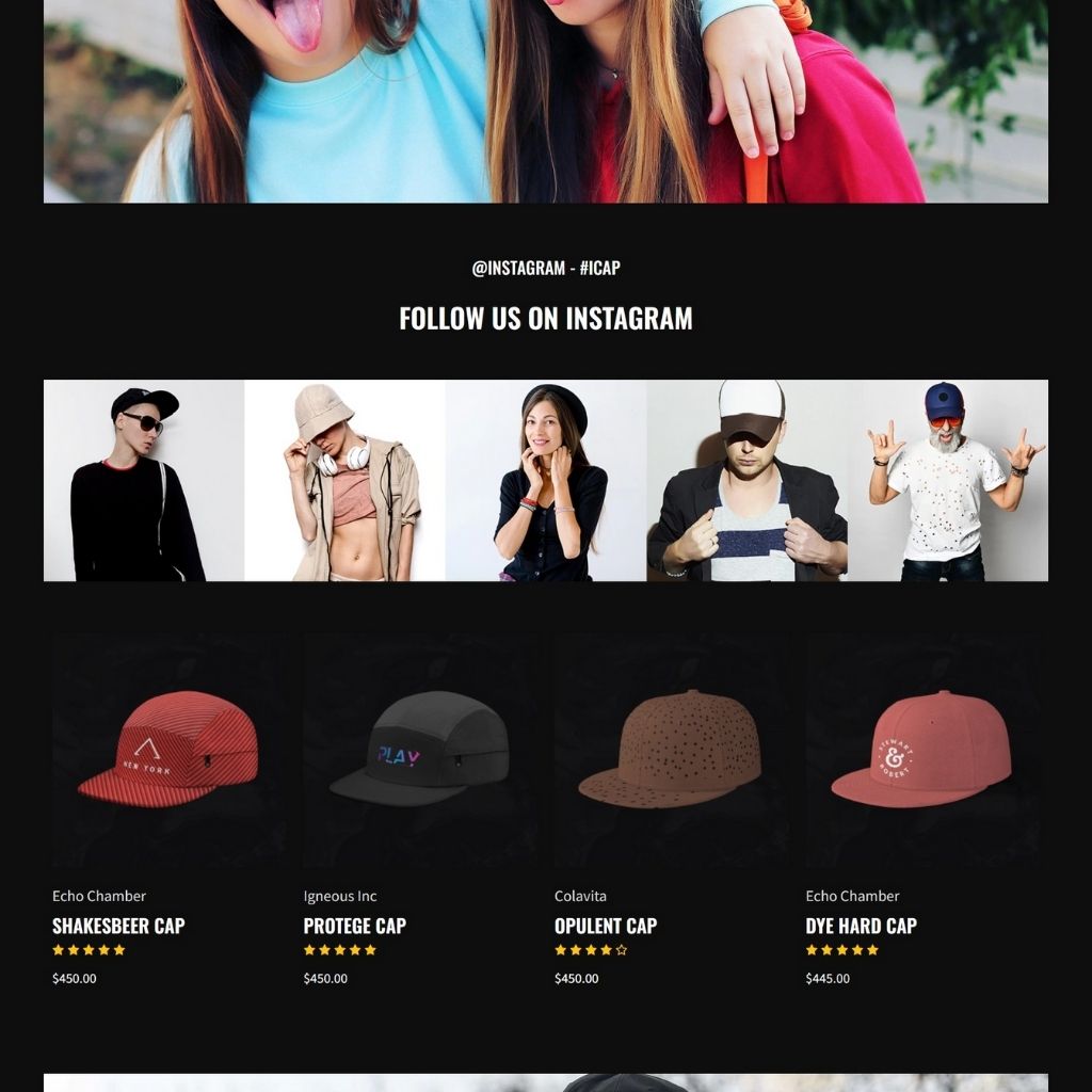 ICAPS Product Shopify Website