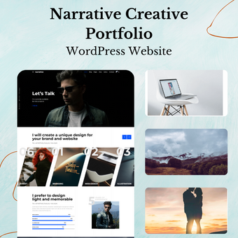 Narrative Creative Portfolio WordPress Responsive Website