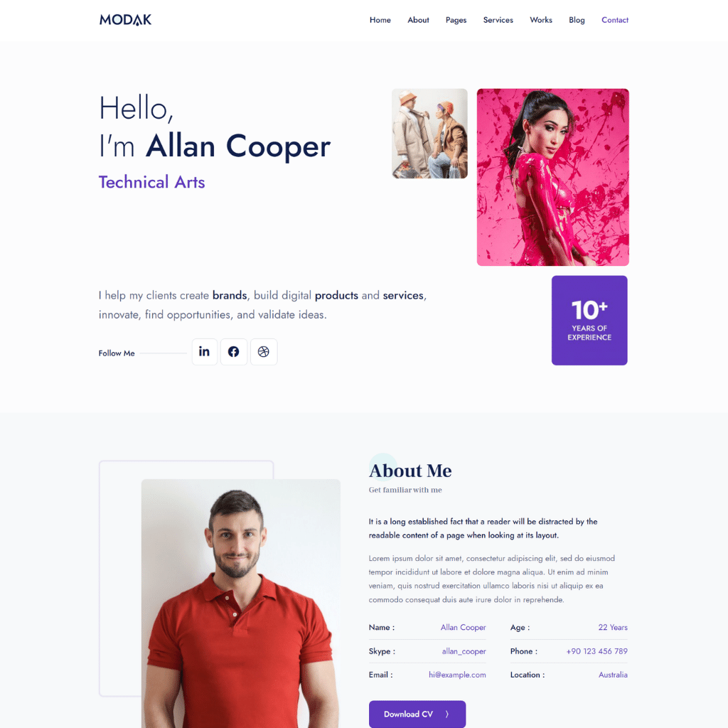 All in One Web WordPress Responsive Website