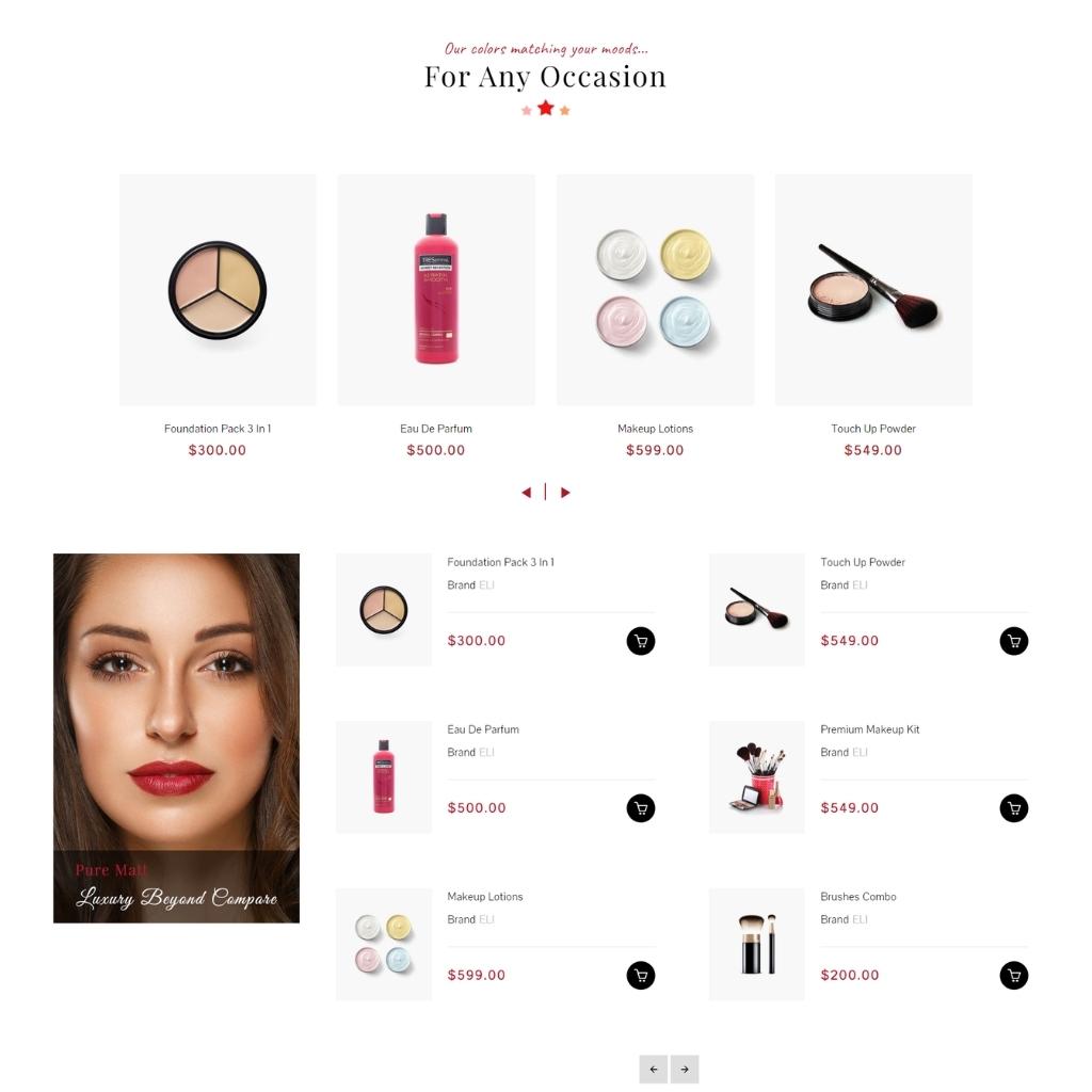 Lipstick & Nail Polish Store Shopify Shopping Website