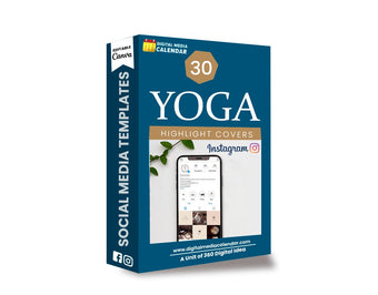 30 Ultimate Yoga V 1.3 Social Media Posts Canva Templates