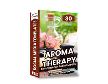 30 Ultimate Aroma Therapy Social Media Posts Canva Templates
