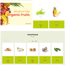 Organics Store Shopify Shopping Website