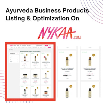 Ayurveda Business Products Listing & Optimization On nyka