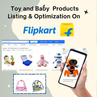 Toy and Baby  Products Listing & Optimization On Flipkar