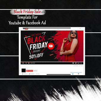 Get Customize Youtube Ads Video for Black Friday Sale