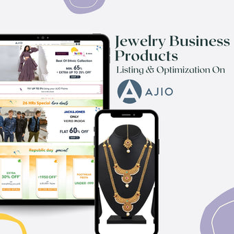 Jewellery Business Products Listing & Optimization On Ajio