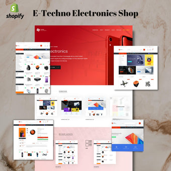 E-Techno Electronics Shop Shopify Shopping Website