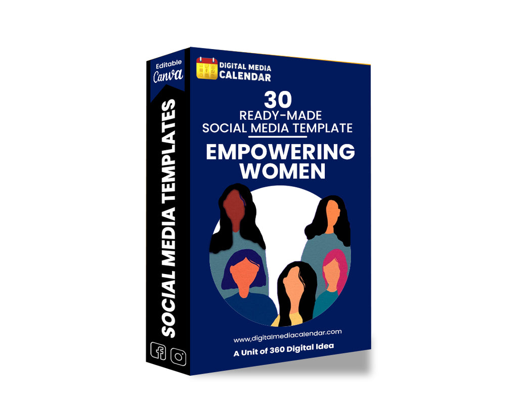 30 Ultimate  Empowering Women  V 1.3 Social Media Posts Canva Templates