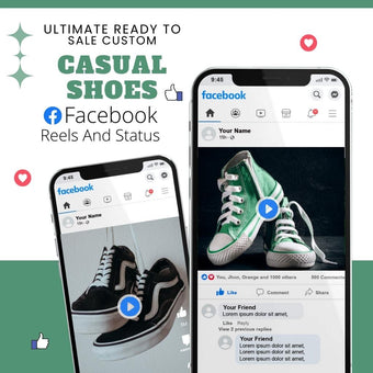 Ultimate Ready to Sale Custom Casual Shoes Facebook Reels And Status