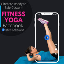 Ultimate Ready to Sale Custom Fitness Yoga Facebook Reels And Status