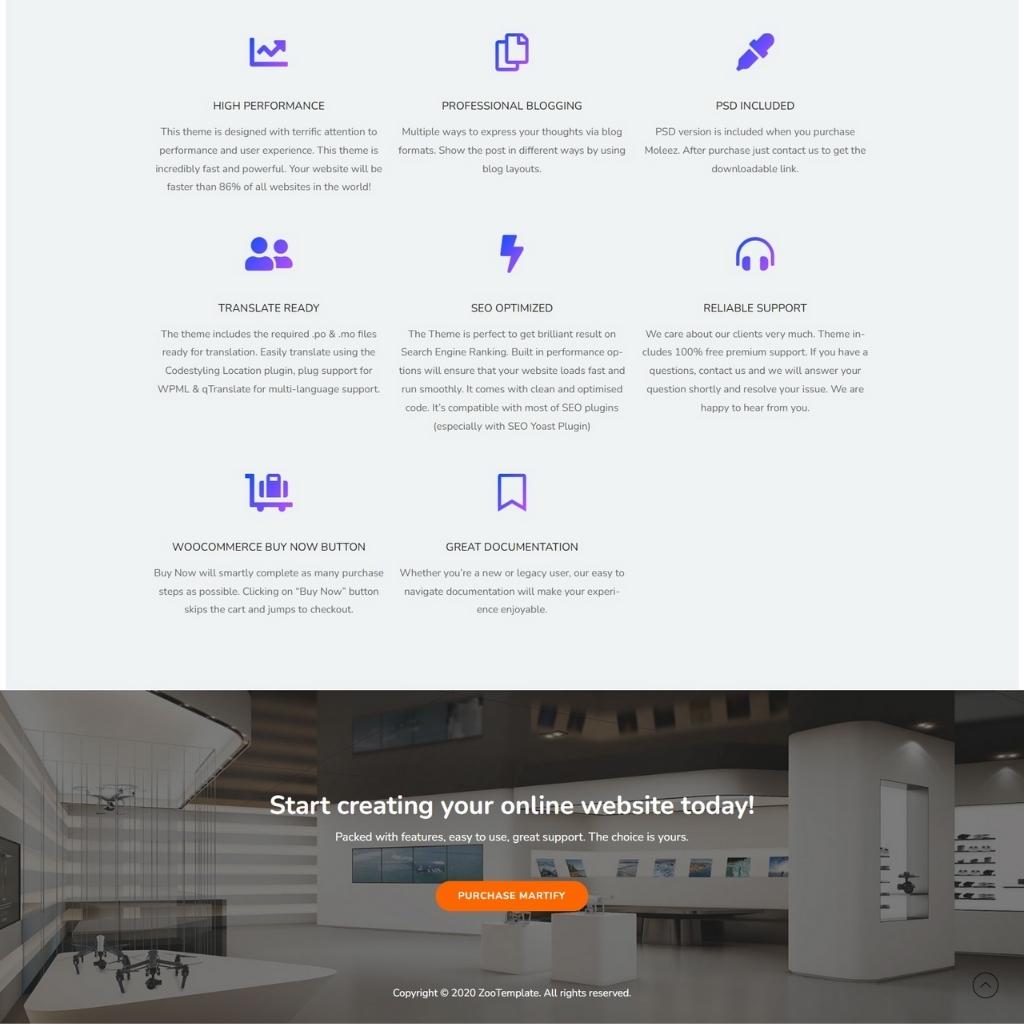 Startup Agency Landing Page WordPress Website